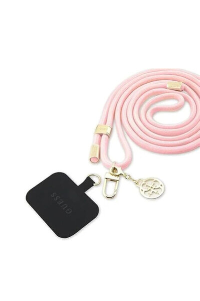 Guess Universal Phone Lanyard Guess, Pink, GUOUCNMG4EP