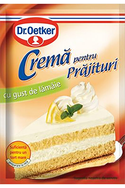 Dr. Oetker Mix pentru cremă cu aromă de lămâie, 3 x 50 g, Dr. Oetker