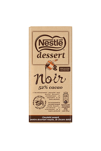 Nestle Chocolate with 52% Cocoa for Desserts, 205 g,