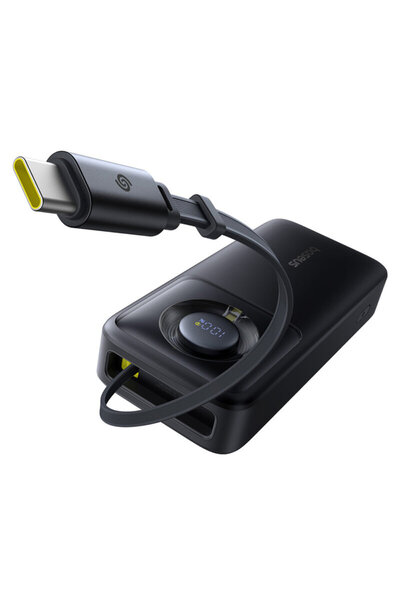 Baseus External Battery 20000mAh Free2Pull Baseus, 65W, Black