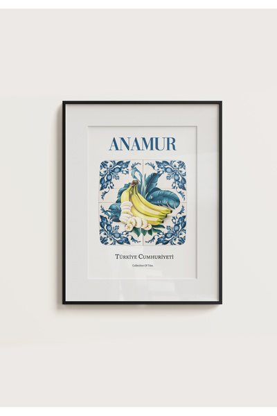 POSTER MERSİN ANAMUR Placi ceramice tematice și cu aspect baroc, fără ramă