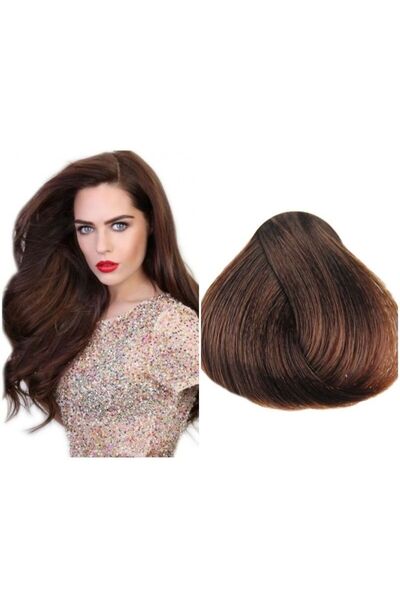 Fanola Vopsea de păr 6.34 Tehnică permanentă - Cremă colorantă blond auriu închis cupru 100ml