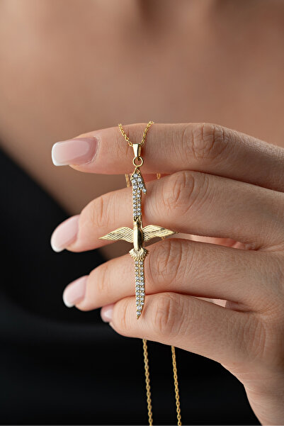 Silvano Jewelry 925 Ayar Gümüş Elifvav Kolye