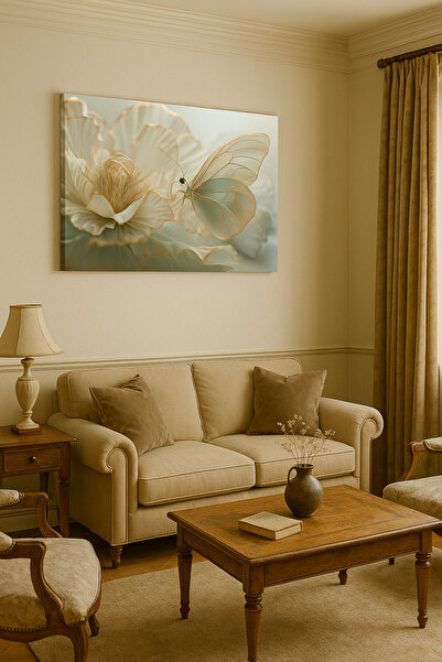 KanvasSepeti Nature Printed Bohemian 70 X 100 Large Oil Painting Textured Hig...