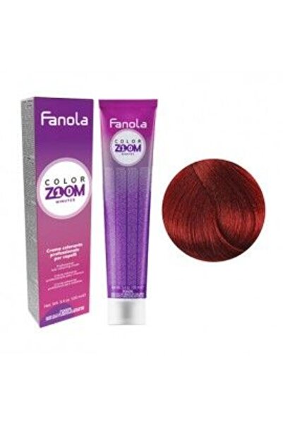 Fanola Vopsea de păr 7.66 Permanentă - Color Zoom 10 Minute Blond Roșcat Intens 100 ml -
