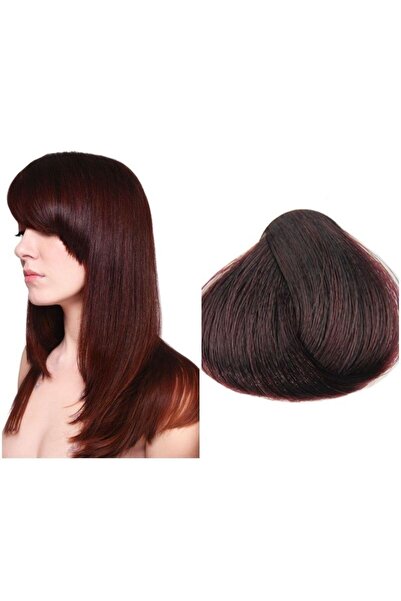 Fanola Vopsea de păr 4.6 Tehnică permanentă - Cremă colorantă Roșu-castaniu 100ml -