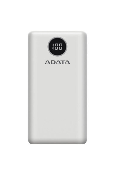 Adata Power Bank Type-C, USB, 20000 mAh Adata, AP20000QCD-DGT-CWH, white