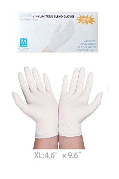 Generic general Nitrile Gloves XL,Food Safe,Latex Free and Powder Free Clear Vinyl Gloves for Cooking,Food