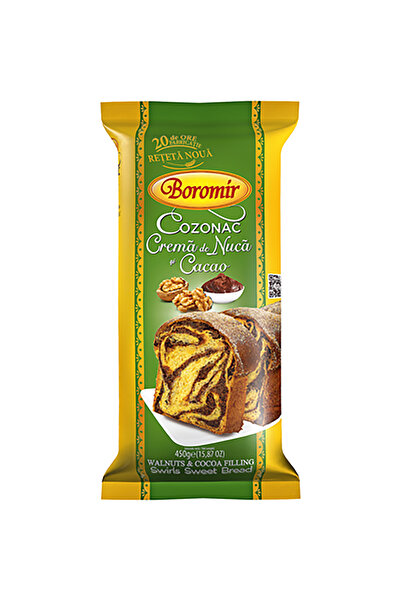 Boromir Prăjitură cu nuci, 450 g,