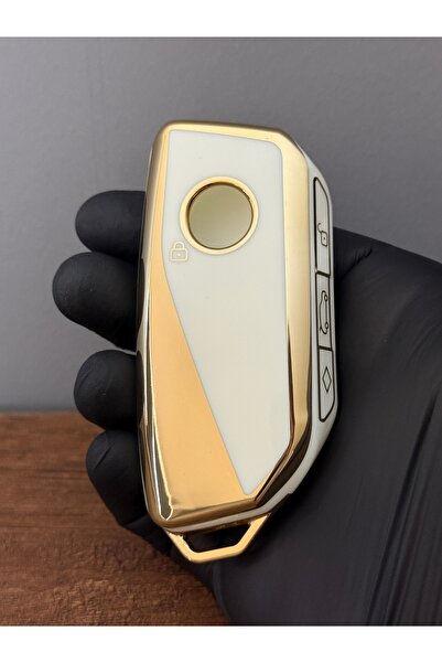 Luxe Aksesuarr Pentru BMW 2022+ Ix I4 X7 X6 X5 X1 IX1 X4M Carcasă nouă cu 4 butoane Husă de protecție pentru telecomandă din silicon alb