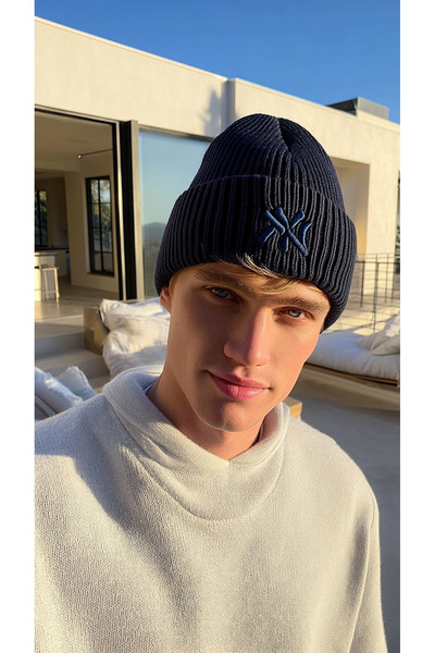LAGRANZE Premium Men's Folded Embroidered Beret