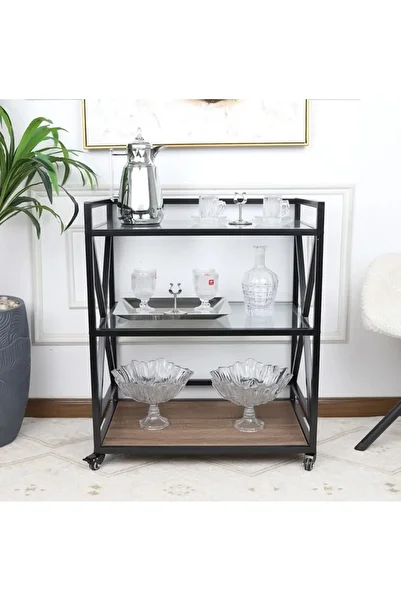 private house 3-Tier Tea and Coffee Trolley