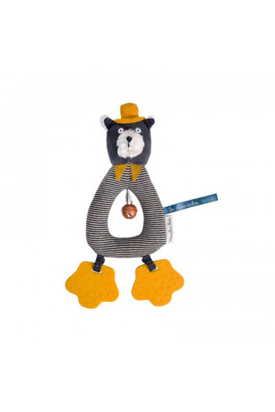 Moulin Roty Sensory teething toy, Alphonse the cat