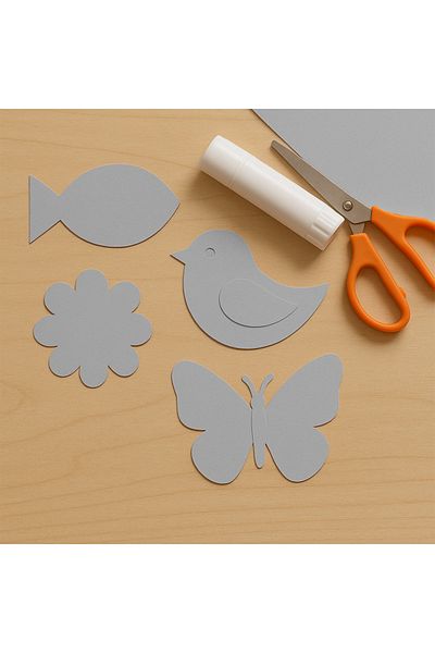 ALPJOY Background Cardboard 50X70 cm 10 Pack 100Gr Colorful Background Cardboard