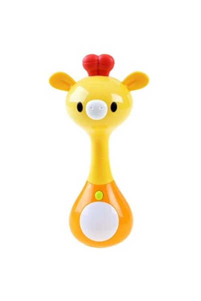 Jokomisiada Дрънкалка за бебета със звуци и светлини, Hola, Жираф