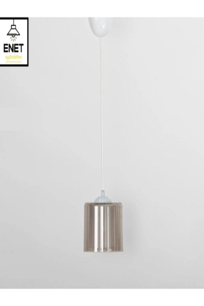 zorbey enet aydınlatma Mika Çift Camlı Sarkıt Tekli Siyah/beyaz Kablo Seçeneğ...