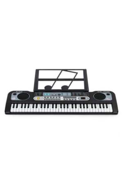 MultiStore Musical Keyboard with Microphone, 35 Keys, Black