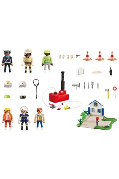 Jokomisiada Building set, Rescue Action Figures, 120 pieces