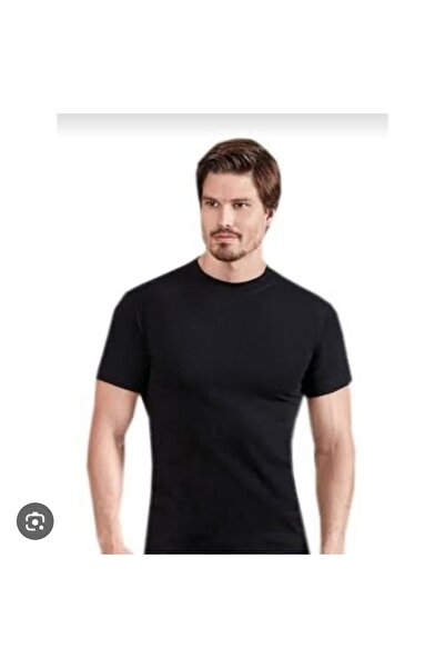 nuda luna Men's Combed Cotton Undershirt Passion 0 Collar Half Sleeve 6-Pack Undershirt 0105