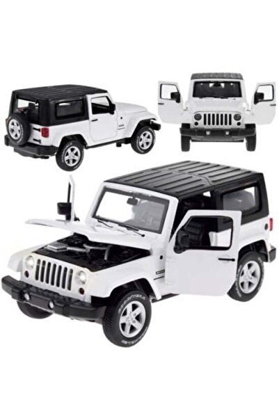 Jokomisiada Mașină de jucărie metalică de colecție, Jeep Wrangler, scară 1:32 cu sunete și lumini