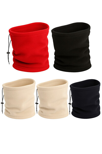 akyıldız iş elbiseleri Зимовий полярний шарф-хомут унісекс, 5 штук, різні кольори