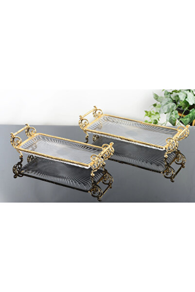 BULUTHOMEAKSESUAR 7 PARÇA CAM AVNGARD GOLD SUNUM SETİ