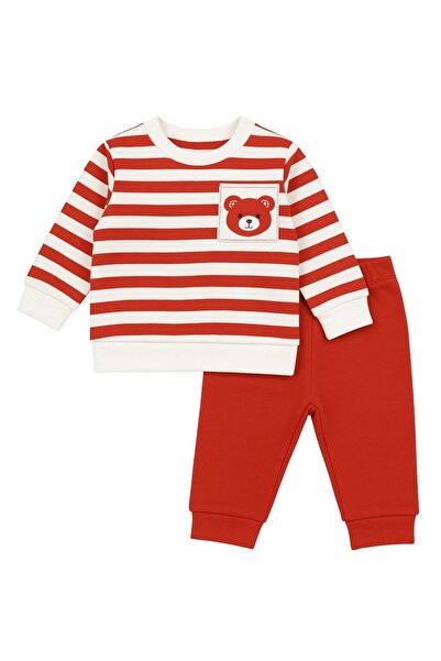 minnik bebe Erkek Bebek Desenli Mevsimlik Takım 5350