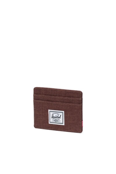 Herschel Supply Co. Herschel Charlie Cardholder Rfid Protected Oxblood Red Quilted Card Holder
