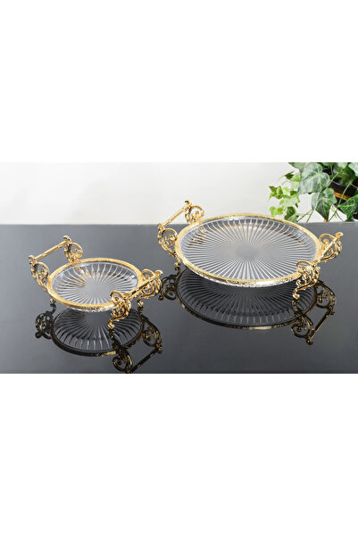 BULUTHOMEAKSESUAR 7 PARÇA CAM AVNGARD GOLD SUNUM SETİ