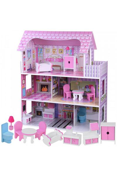Jokomisiada Wooden Dollhouse with LED Lights, Jokomisiada, ZA 4130