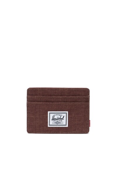 Herschel Supply Co. Herschel Charlie Cardholder Rfid Protected Oxblood Red Quilted Card Holder