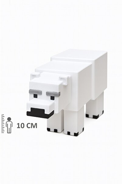 FigürDizayn Minecraft Bear Ayı Hareketli Eklemli Figür