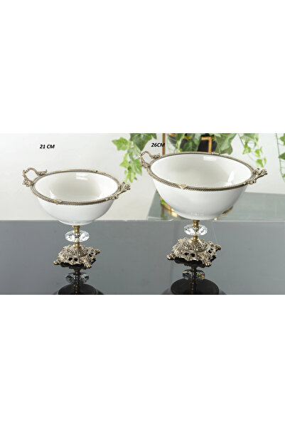 BULUTHOMEAKSESUAR طقم سلطانيات بولينز مكون من قطعتين عتيقة