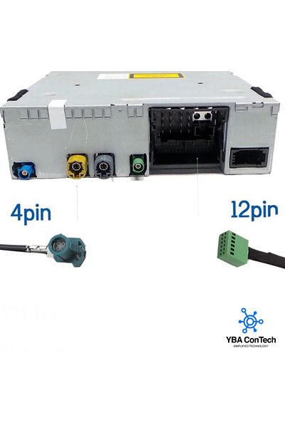 YBA CONTECH Bluetooth 5.0 Module 12 + 4 Pins MMI 3G AUDI A3 A4 A5 A6 Q5 Q7