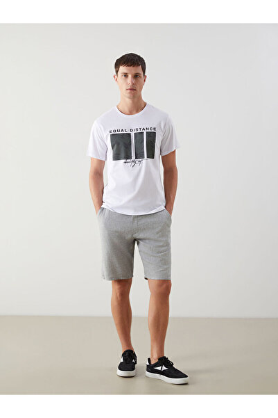 LC Waikiki Standard Fit Linen Blend Men's Shorts