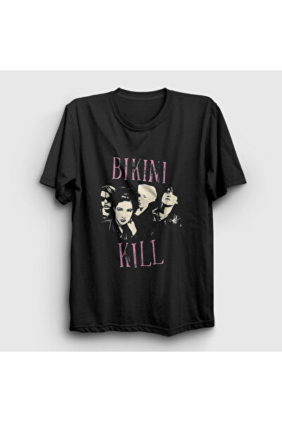 Presmono Tricou unisex Poster Band Bikini Kill negru 573651tt