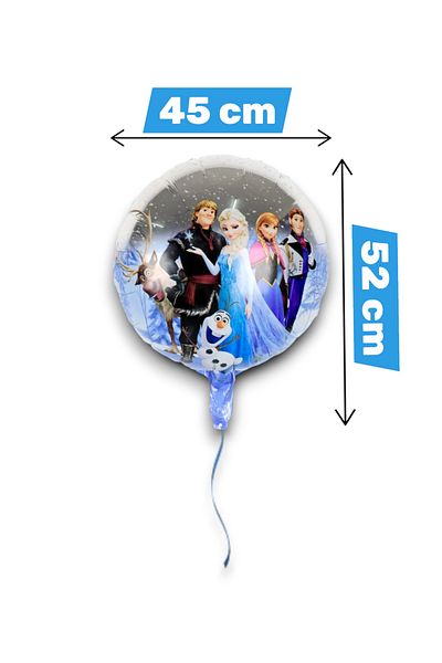 Evabrite Frozen Elsa Foil Balloon Frozen Princess Girl Child Birthday Party Balloon Helium Compatible