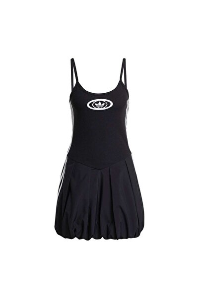 adidas BALLOON DRESS Kadın Siyah Elbise KC8798