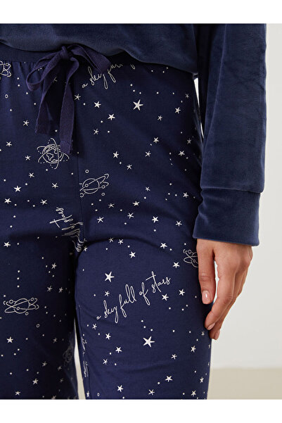 LC Waikiki Çelebi Store'dan Kaliteli Parçalar | Beli Lastikli Baskılı Kadın Jogger Pijama Altı