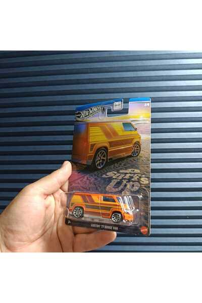 HOT WHEELS CUSTOM 77 DODGE VAN SURF'S UP SILVER SERIES
