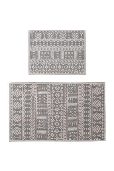 LC Waikiki Quality Parts from Celebi Store |   Patterned Bath Mat Set of 2