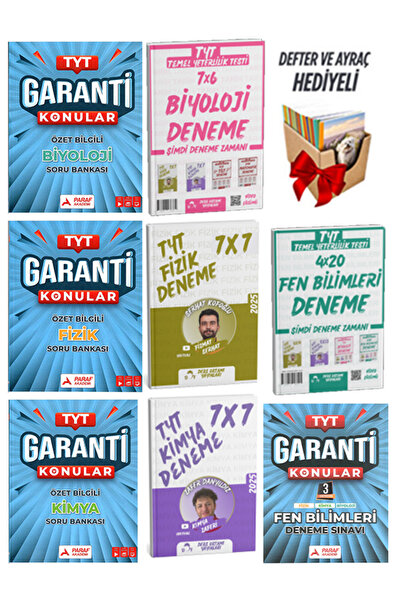 Ders Ortamı Yayınları Ders Ortamı + Paraf 2026 TYT Fen Bilimleri Garanti Konu...