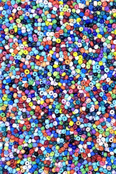 Hobimos 50 Grams 3 mm Mixed Sand Beads - No 8/0 Mixed Sand Beads - Jewelry Beads