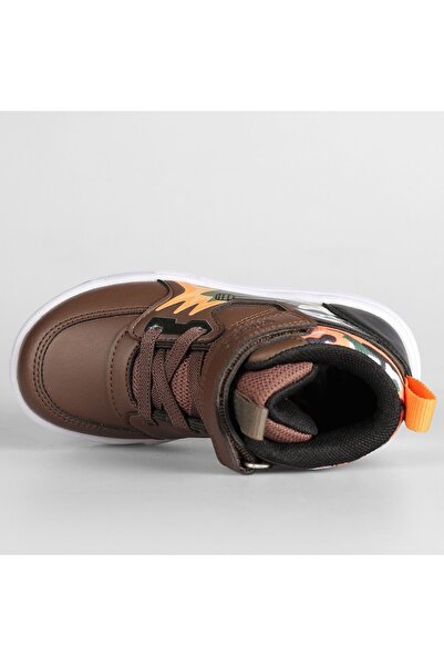 Vicco Dragus Phylon Rubber Sole Orthopedic Lighted Children's Boots Brown