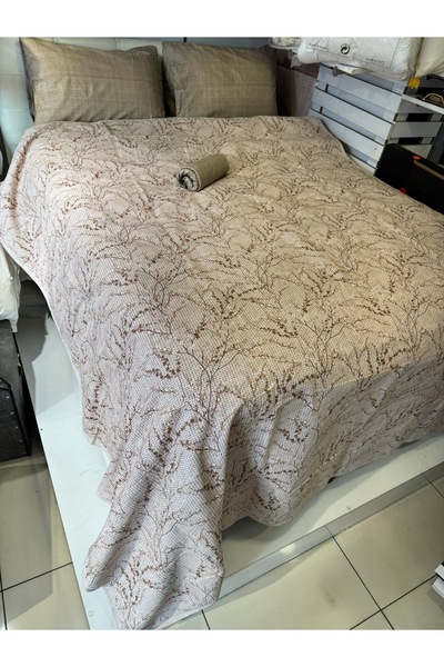 ŞENER HOME Sprout Patterned Sheet Elastic Single Pique Set