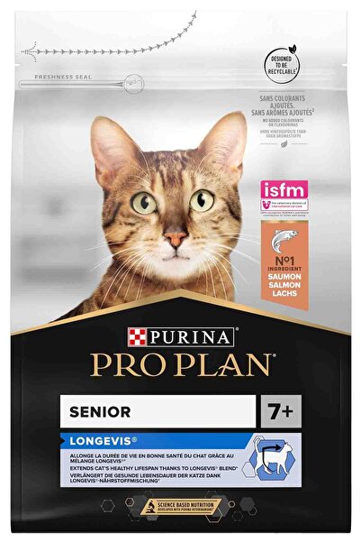Pro Plan Senior Somonlu Yaşlı Kedi Maması 3kg Luxury