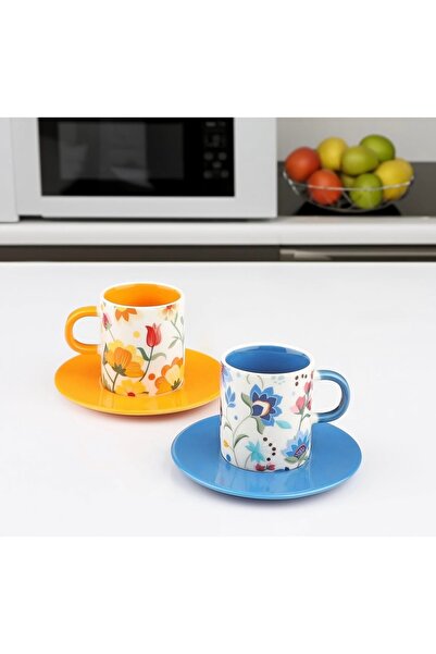 Kosova Çırağan Home Çiçek 6 Kişilik Kahve Fincan Takımı Eks 05