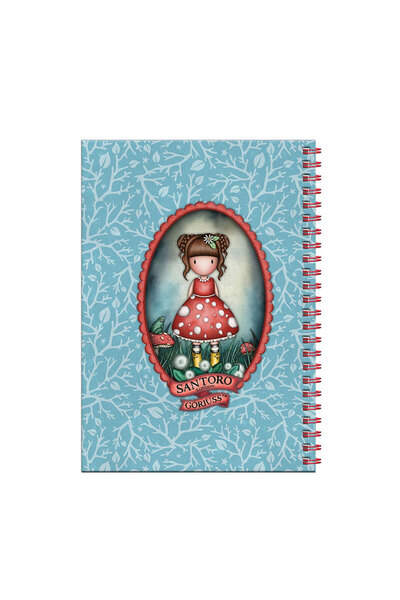 Santoro مجموعة دفاتر وقرطاسية Gorjuss Little Mushroom مقاس A5 1344GJ03