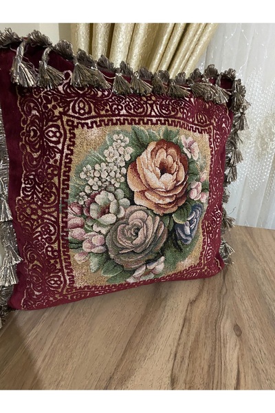 MYHOMEGOBLEN Jacquard Tapestry Woven Decorative Throw Pillow Case