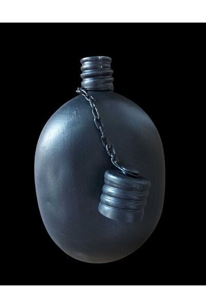 kho military design Black Color Aluminum Flask Model